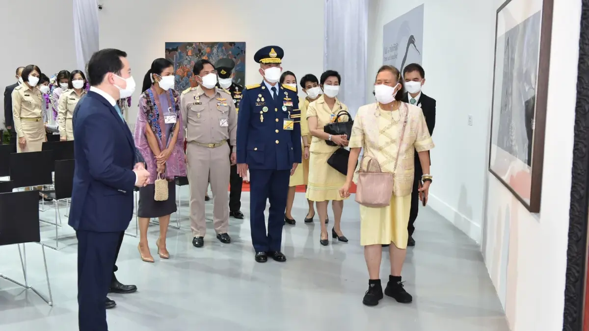สมเด็จพระกนิษฐาธิราชเจ้าฯ เสด็จฯ ไปทรงเปิดนิทรรศการ “ศิลปกรรมช้างเผือก ครั้งที่ 10 และ 11”