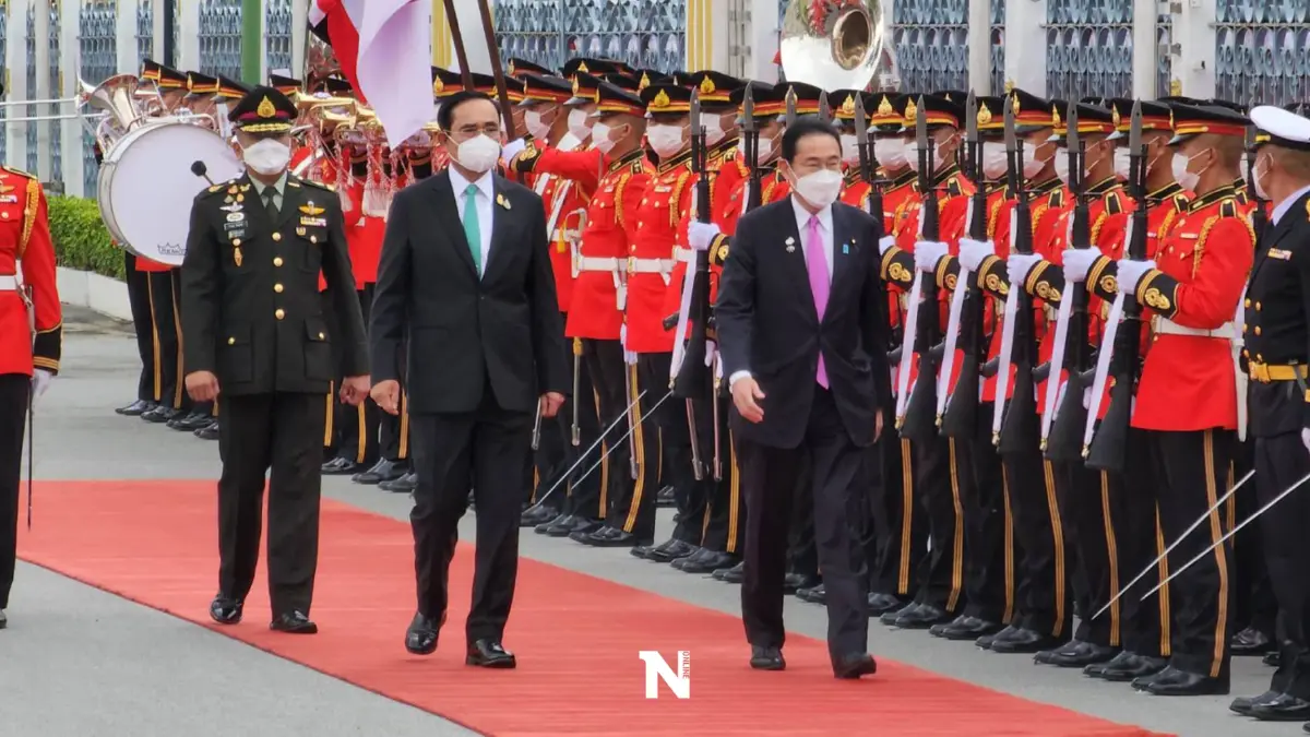 "บิ๊กตู่"ต้อนรับ"นายกฯญี่ปุ่น"เยือนไทยในรอบ 9 ปี "บิ๊กตู่"ต้อนรับ"นายกฯญี่ปุ่น"เยือนไทยในรอบ 9 ปี