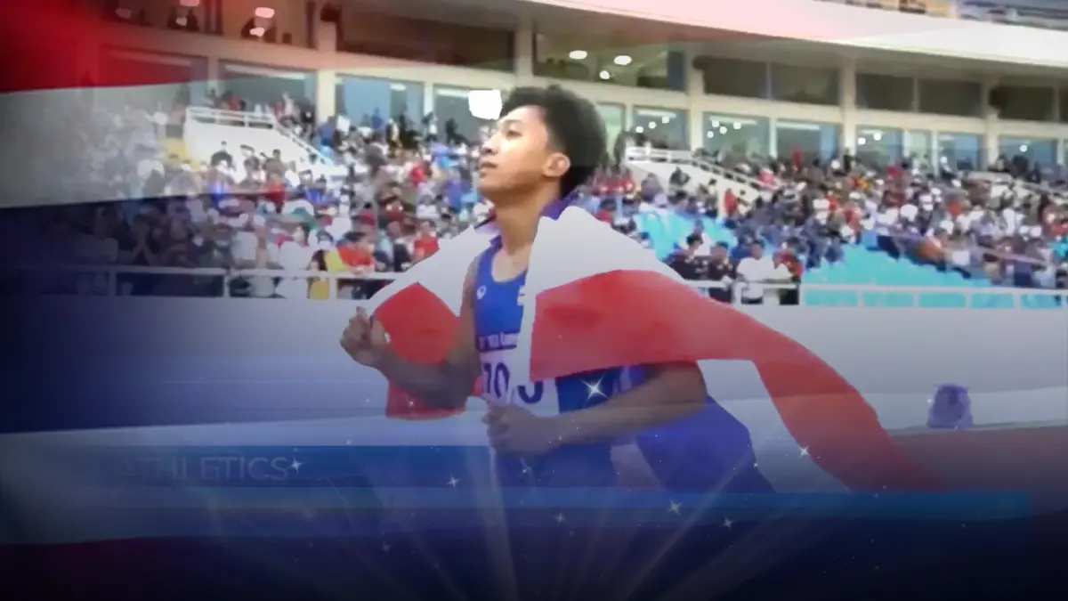 "เทพบิว"ผงาดเจ้าลมกรด สามารถคว้าเหรียญทองวิ่ง100 เมตร ซีเกมส์ครั้งที่ 31 "เทพบิว"ผงาดเจ้าลมกรด สามารถคว้าเหรียญทองวิ่ง100 เมตร ซีเกมส์ครั้งที่ 31