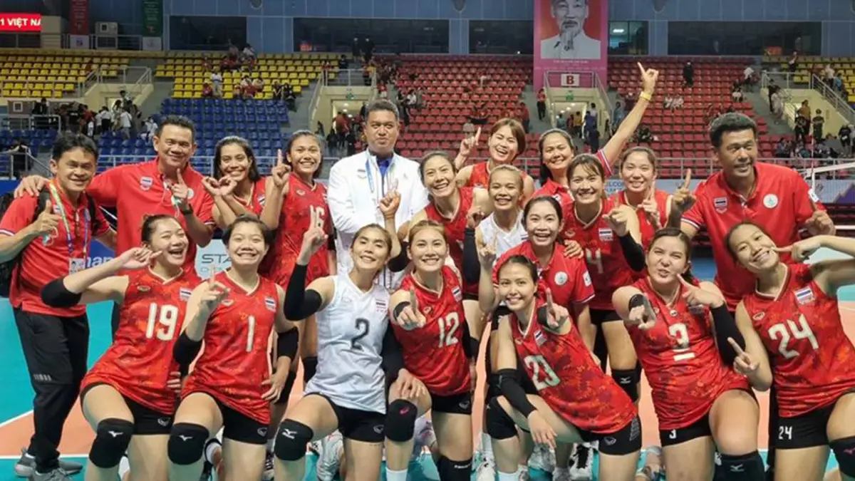 ลูกยางสาวไทยอัดเวียดนาม 3-0 เซต ผงาดแชมป์ซีเกมส์สมัย 15