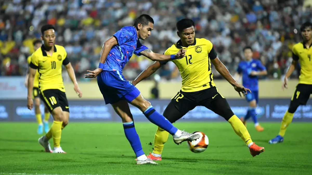 ช้างศึก 10 คนพลาดท่าพ่ายเสือเหลือง 1-2 ประเดิมนัดแรกศึกซีเกมส์