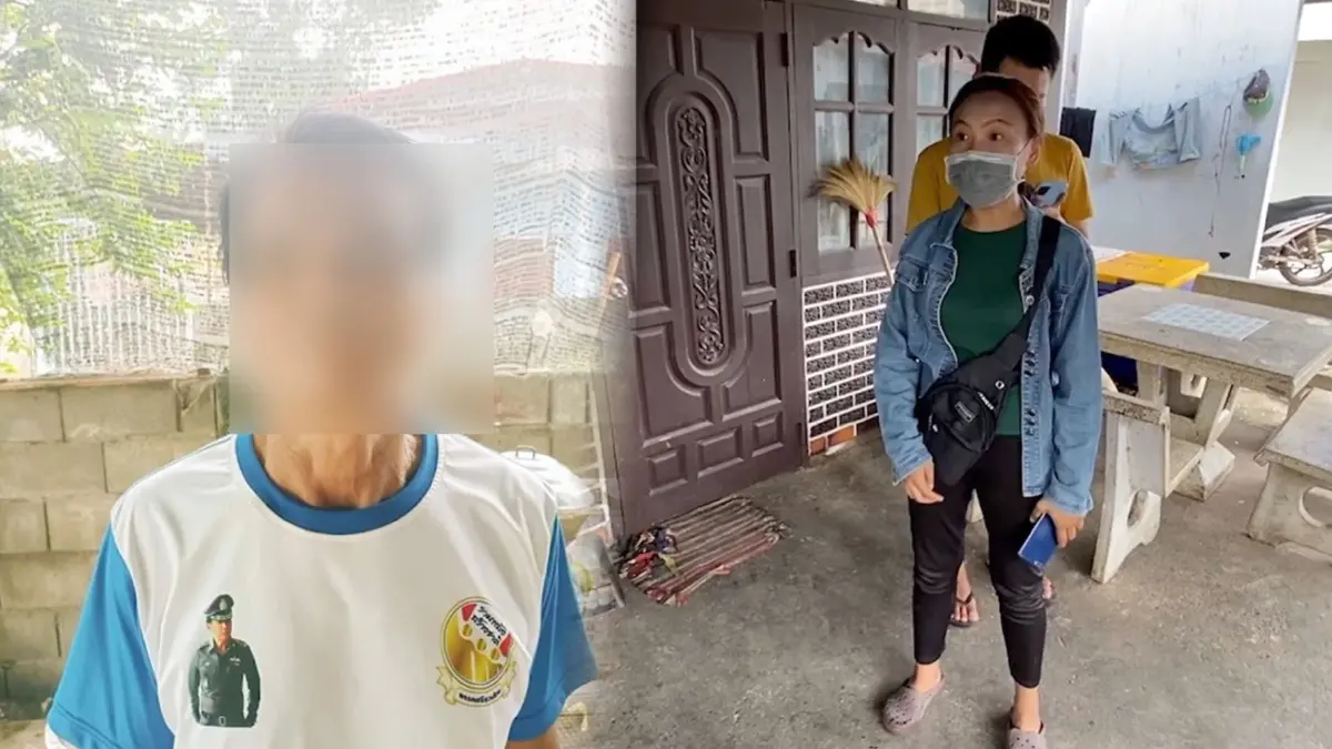ลูกสาวแจ้งจับ"พ่อเลี้ยงโหด"ใช้มีดปาดคอแม่หลอดลมทะลักเย็บ 17 เข็ม