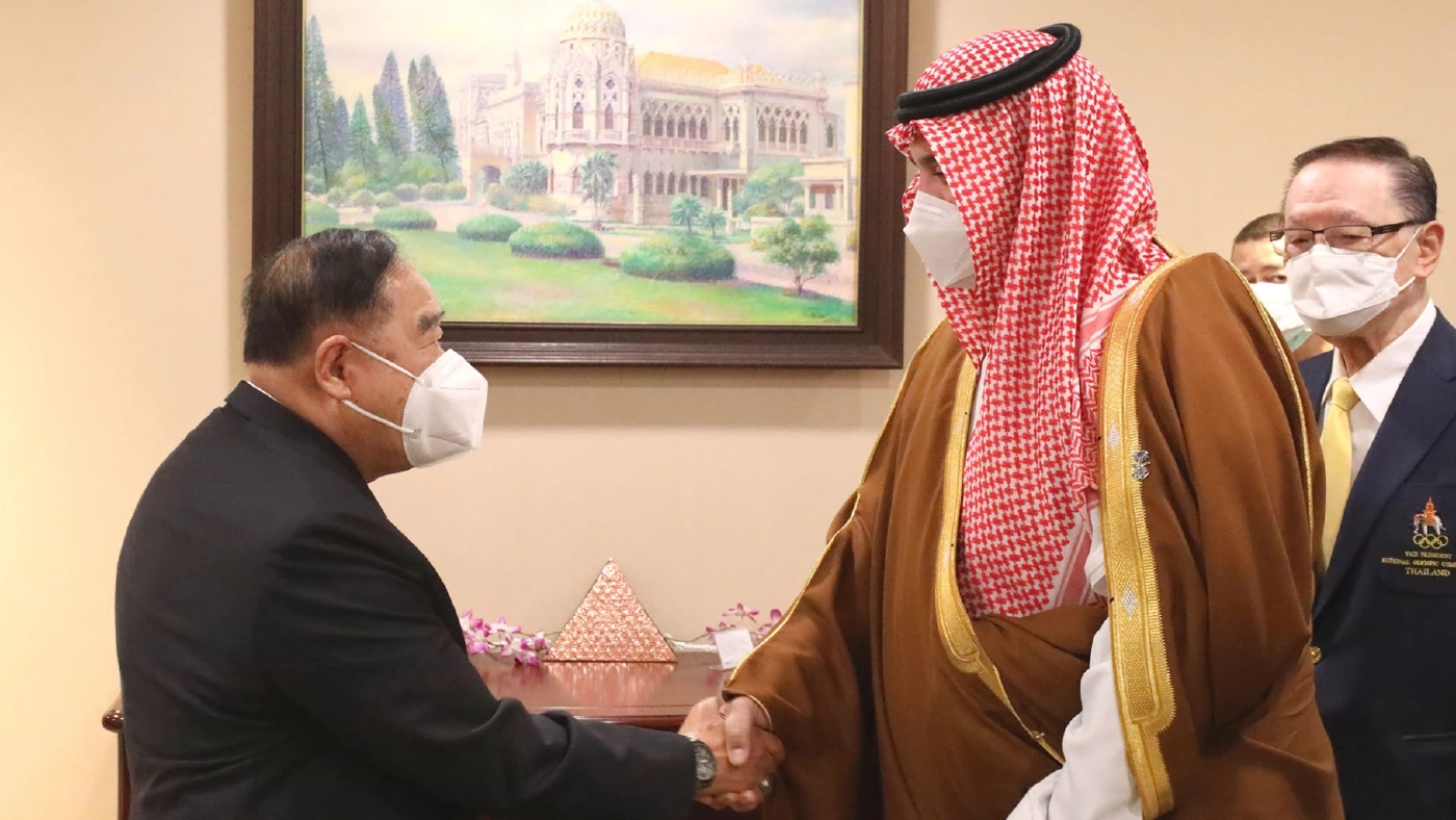พล.อ.ประวิตร รับเสด็จเจ้าชายซาอุดีอาระเบีย สานต่อความร่วมมือทุกด้าน