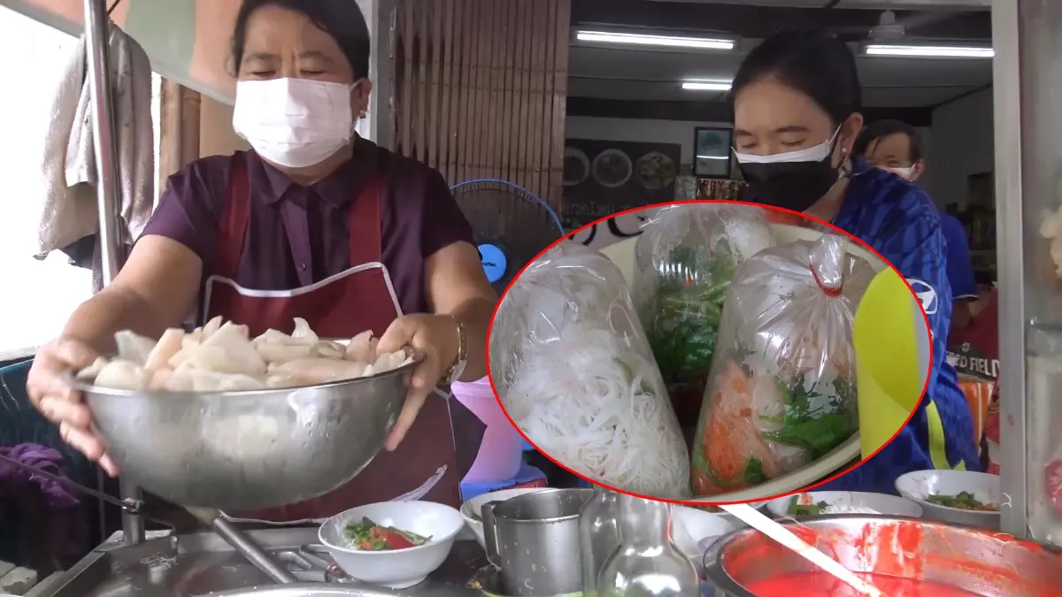 ราคาน้ำมันพุ่งกระทบร้านก๋วยเตี๋ยวหนังหมูเก่าแก่เมืองสงขลา