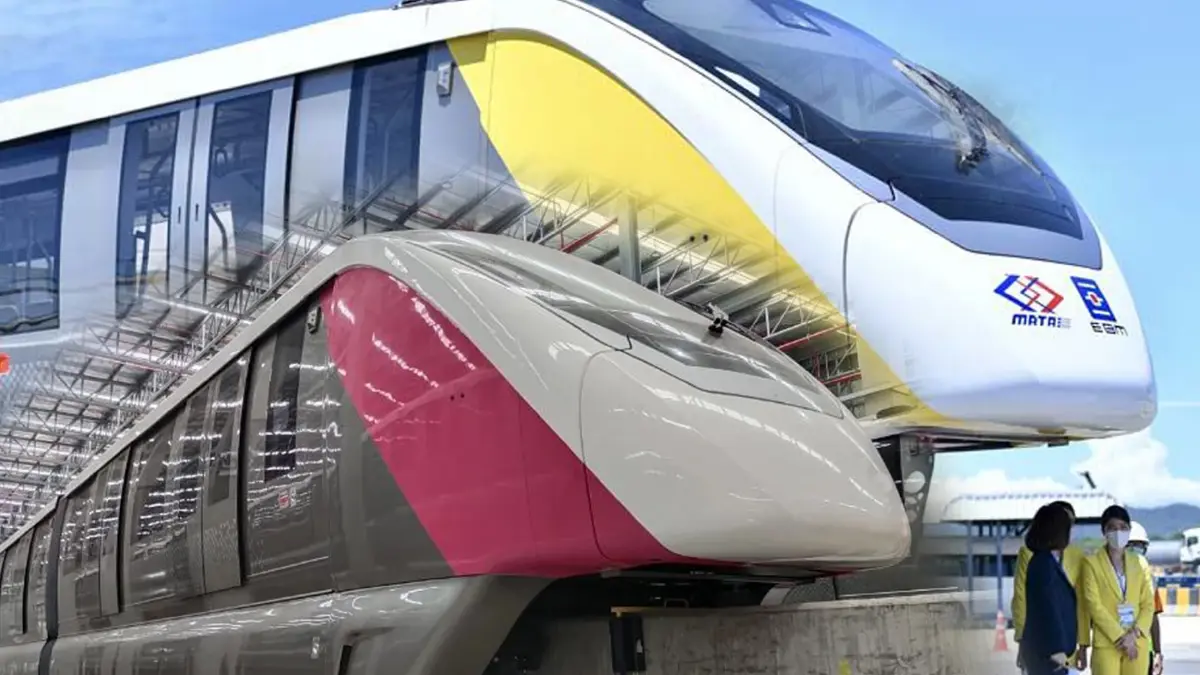 นั่งฟรี 3 เดือน! รถไฟฟ้าสายสีชมพู-เหลือง ระหว่างทดสอบเดินรถ เริ่ม ก.ย.นี้