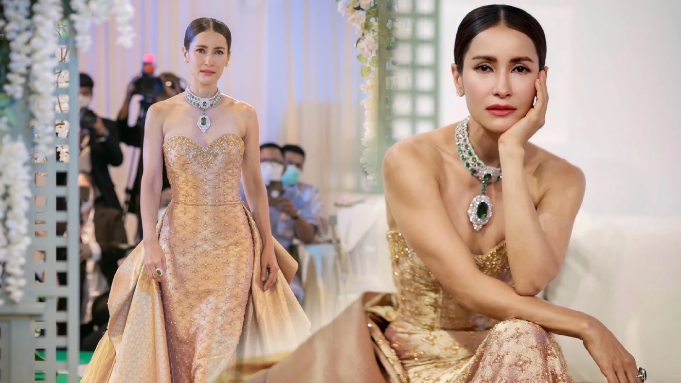 เปิดที่มาชุดผ้าไหมสั่งทอพิเศษที่ “แอน ทองประสม” สวมใส่บอกเลยไม่ธรรมดา เปิดที่มาชุดผ้าไหมสั่งทอพิเศษที่ “แอน ทองประสม” สวมใส่บอกเลยไม่ธรรมดา