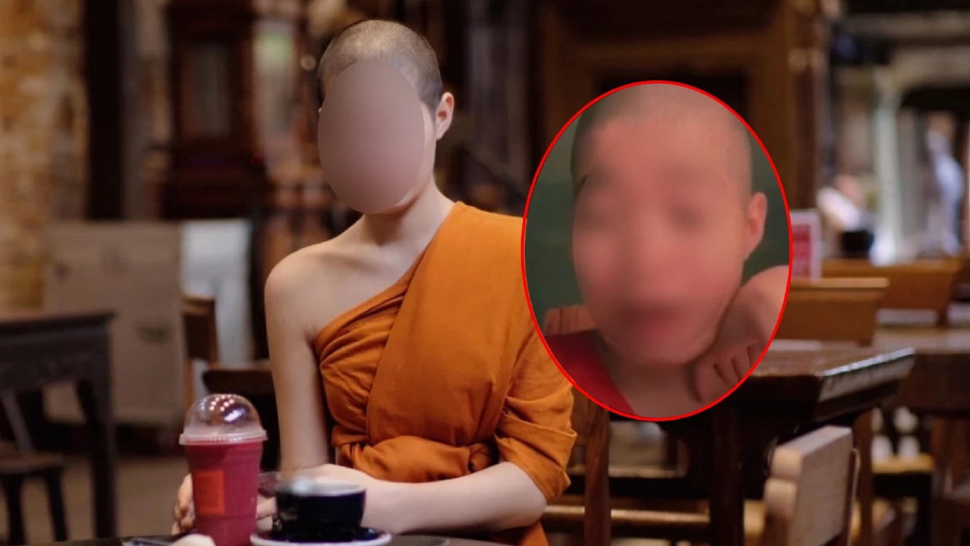 ฉาวอีก! เพจดังเปิดคลิป "เณร" ไลฟ์สดปัดเป็น "เด็กเอ็น" คู่ขาหลวงพี่