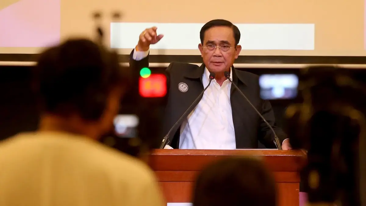นายกฯ ถอดแมสก์ปาฐกถาถาม “Are you ready?” เสียงปรบมือกึกก้อง