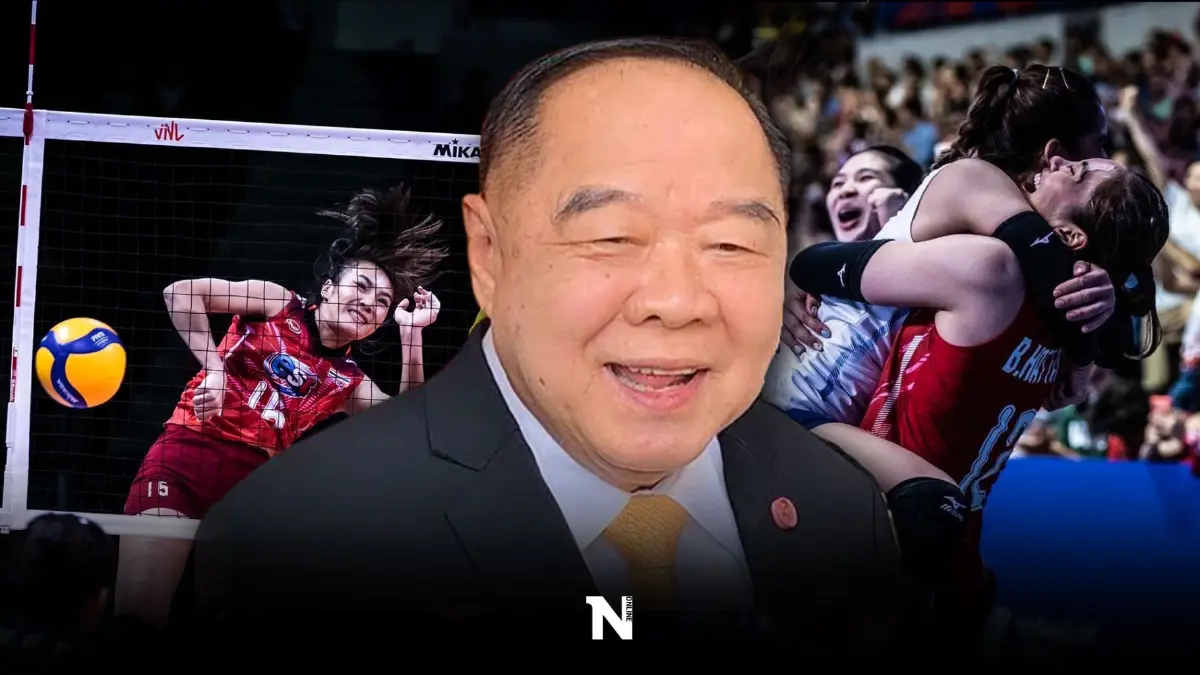 "บิ๊กป้อม" ยินดี นักตบวอลเลย์บอลสาวไทย เอาชนะจีน เนชั่นส์ ลีก ขึ้นอันดับโลก