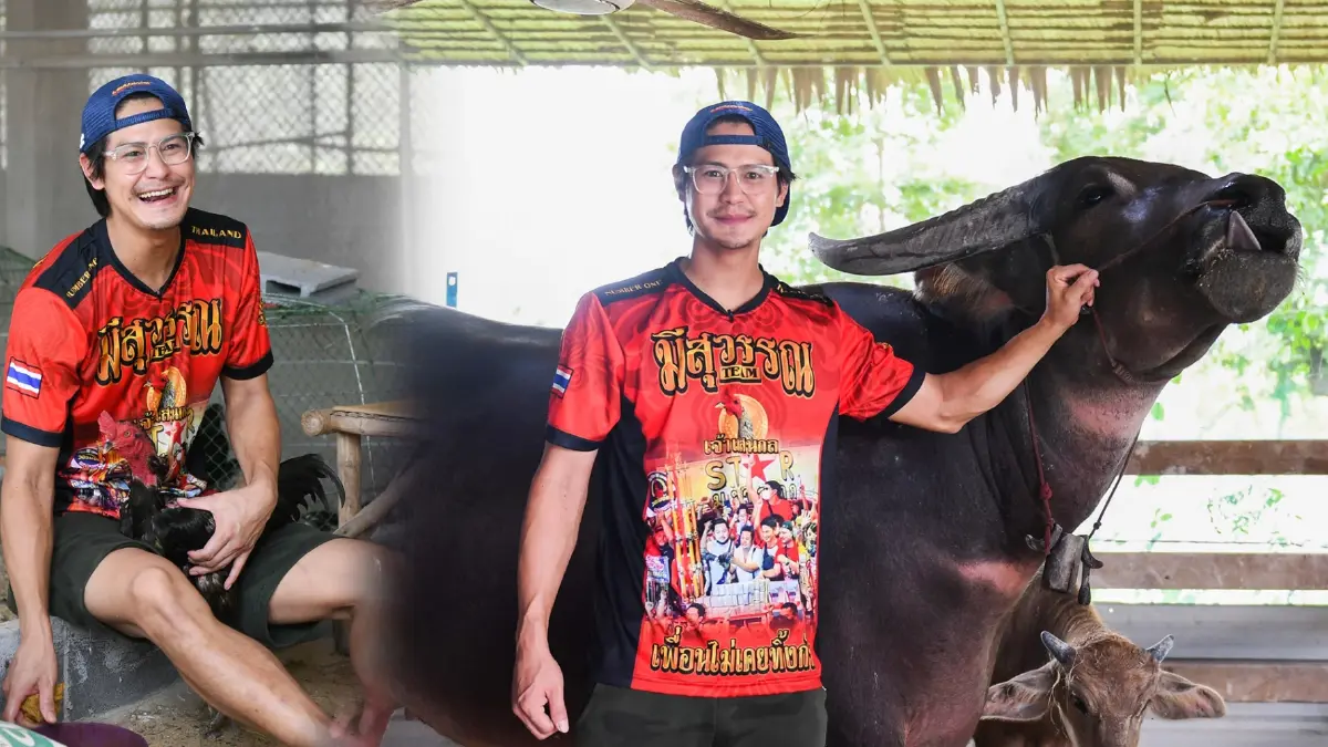 “น้ำ รพีภัทร” ใช้ชีวิตพอเพียงในแบบชาวไร่ ทำฟาร์มไก่ชนจนได้เงินล้าน