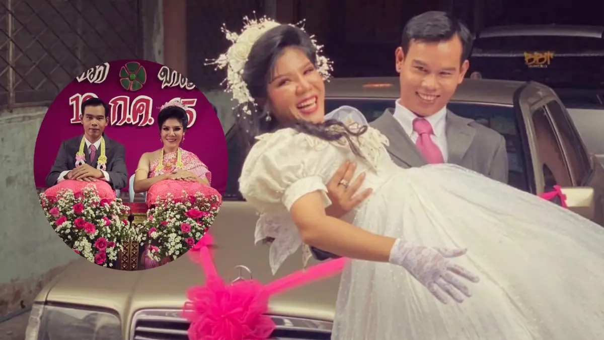 เทรนด์ใหม่! "คู่บ่าวสาว" โชว์ภาพพรีเวดดิ้งย้อนยุคสไตล์ 80 เลียนแบบคุณแม่