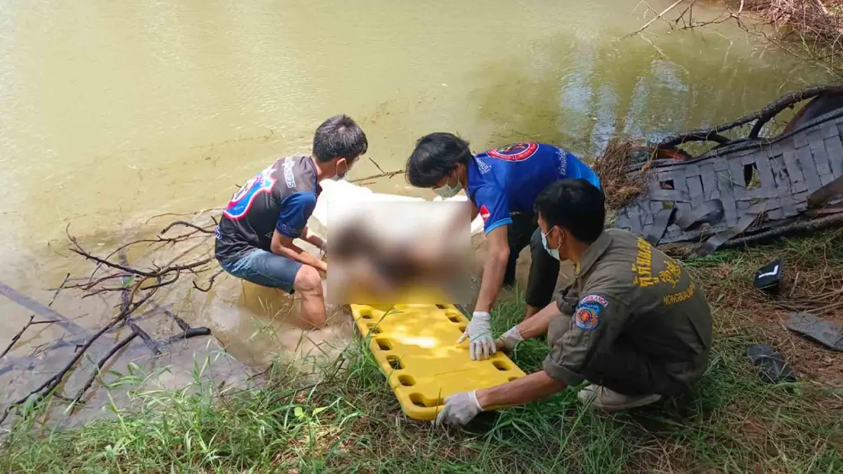 ผัวคว้าค้อนตีเมียดับก่อนถ่วงน้ำอำพราง ผัวคว้าค้อนตีเมียดับก่อนถ่วงน้ำอำพราง