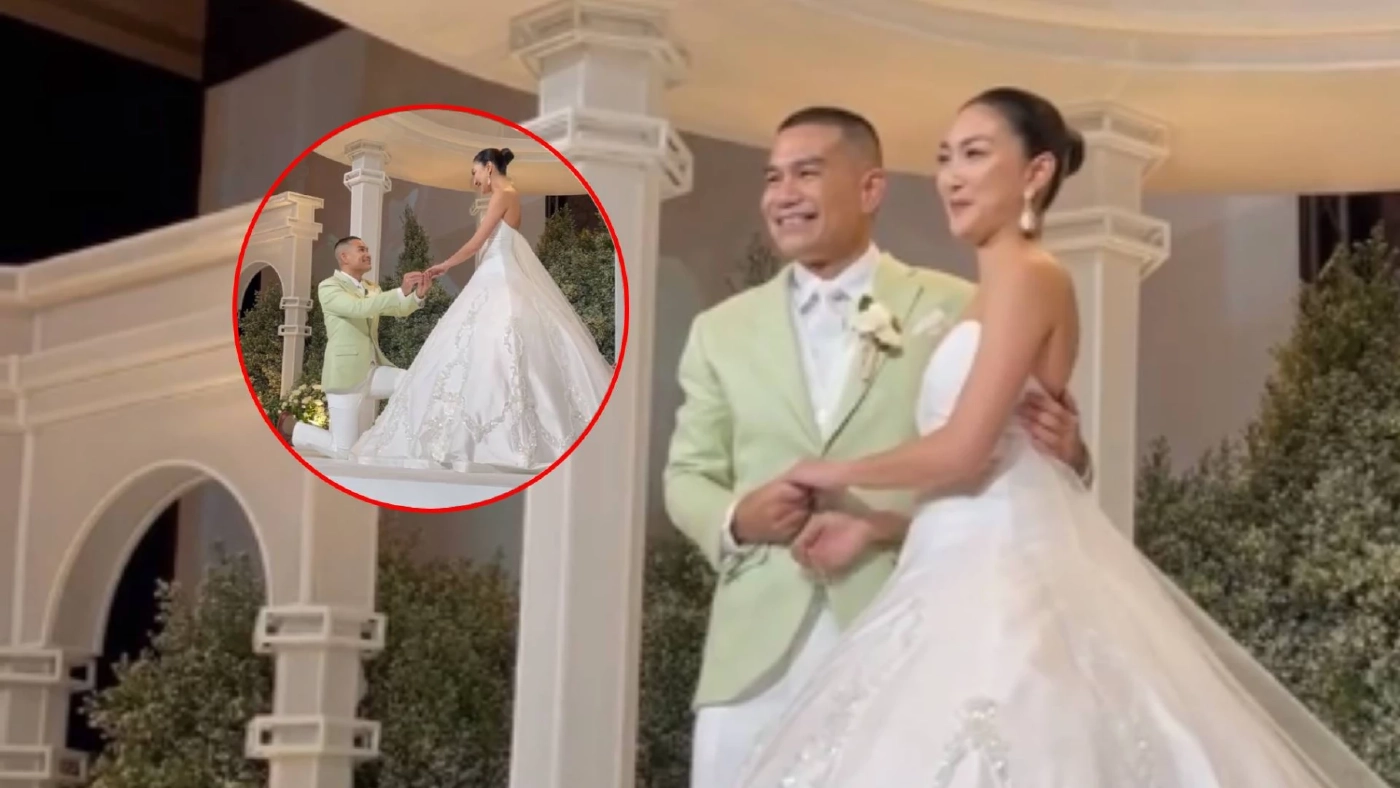 แฟนคลับเฮ! "แพนเค้ก" เข้าพิธีวิวาห์ "ผู้กำกับหมี" ช่วงเช้าวันนี้