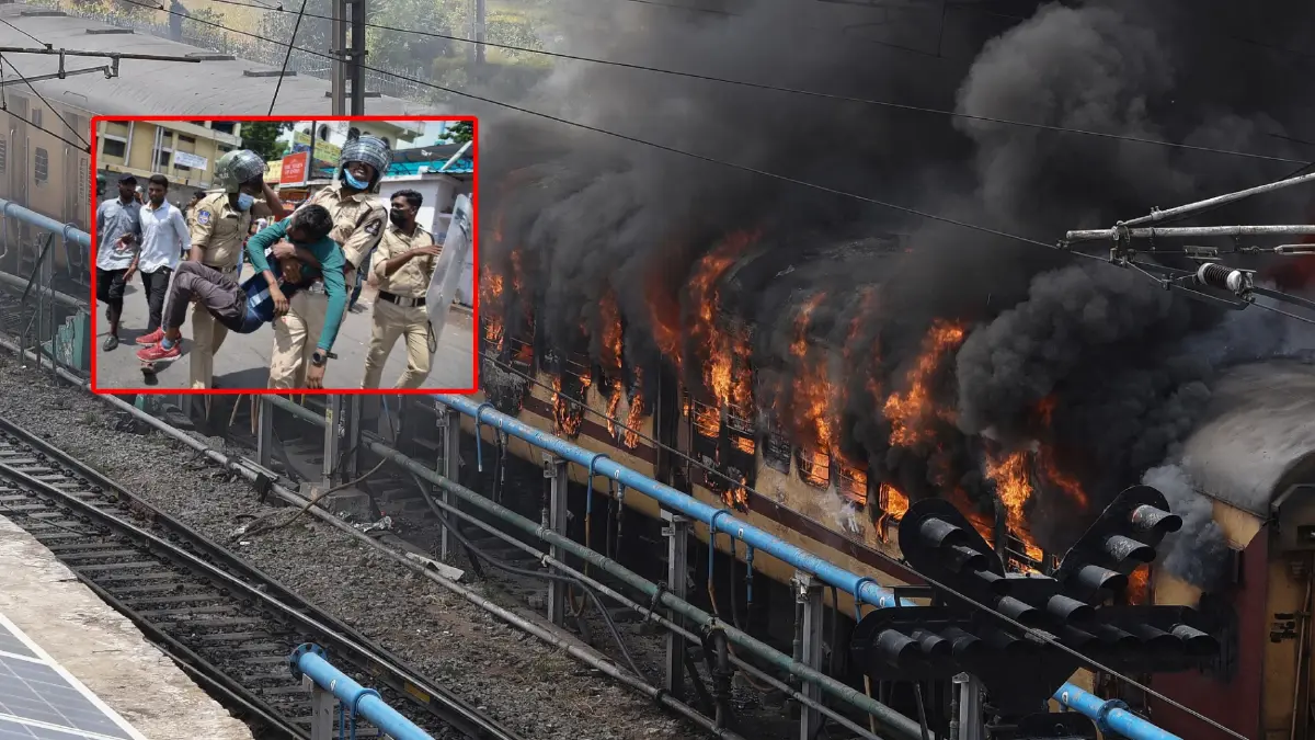 “อินเดีย” จลาจลเดือด เผารถไฟต้านกฎหมายเกณฑ์ทหารใหม่ ดับ 1 ราย “อินเดีย” จลาจลเดือด เผารถไฟต้านกฎหมายเกณฑ์ทหารใหม่ ดับ 1 ราย