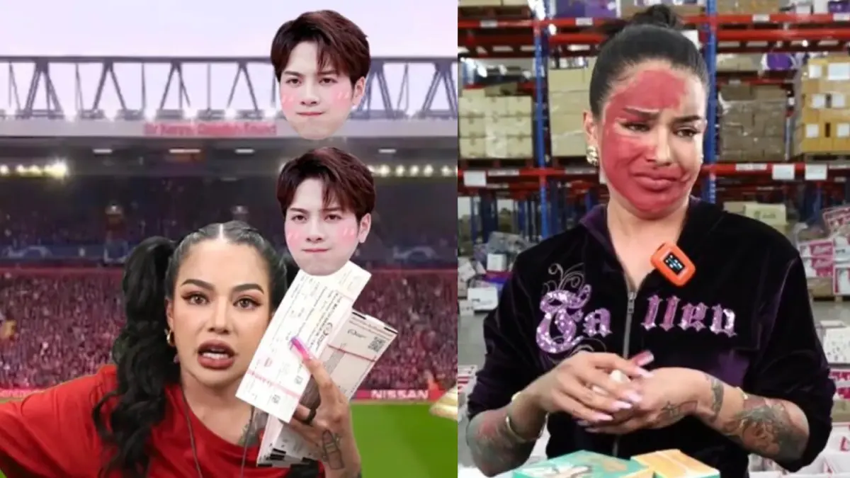 "พิมรี่พาย" ขอจบดราม่าตั๋วกินข้าว นักเตะแดงเดือด - แจ็คสัน หวัง