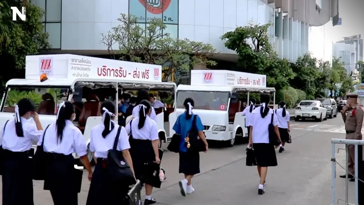 รถรางเพื่อน้องรับ-ส่งฟรี แก้ไข้ปัญหารถติดในเวลาเร่งด่วน