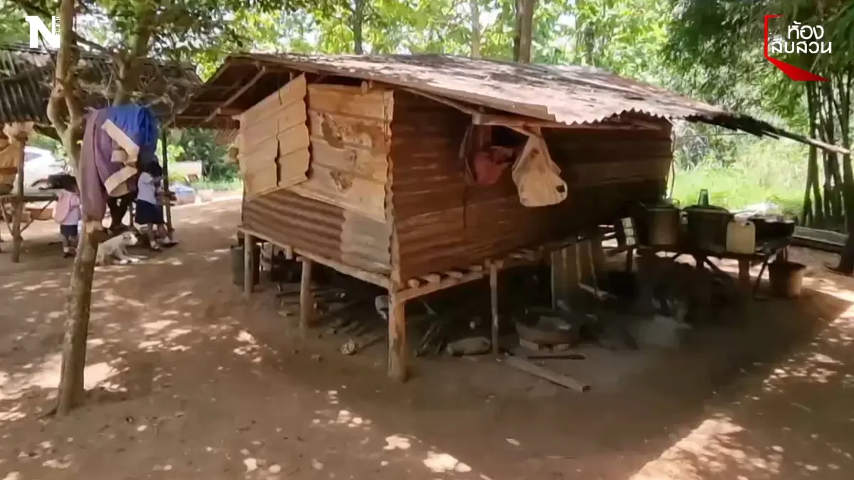 ครูวอนช่วยนร.ไร้บ้าน ปลูกเพิงพักอาศัย 5 ชัวิต ไร้ไฟฟ้า-น้ำประปา