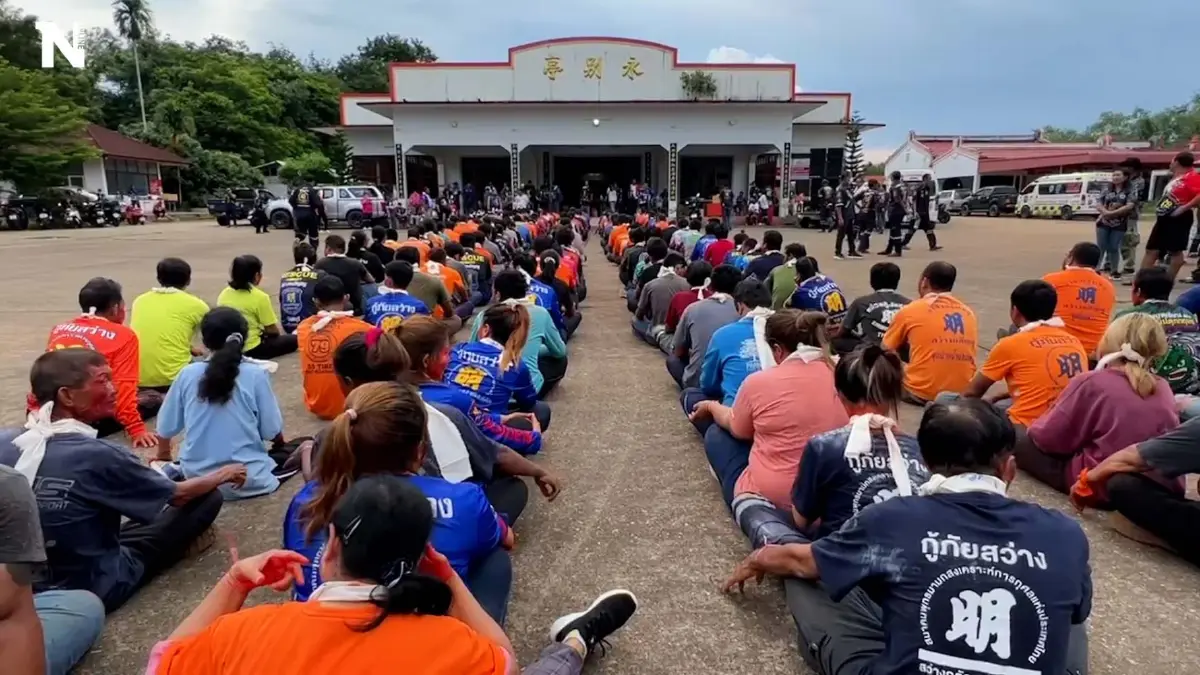 ด่านทดสอบกำลังใจ กู้ภัยรับน้องใหม่ในสุสาน