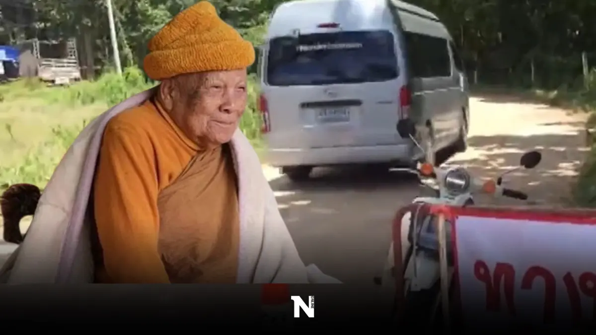 "เลขเด็ดงวดนี้" คอหวยแห่ซื้อเลขทะเบียนรถ "หลวงปู่แสง" กลับวัด จนเกลี้ยงแผง