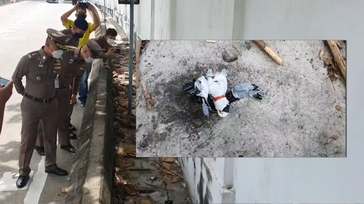 ตำรวจ พบแล้ว “เศษซากวัตถุต้องสงสัย” โผล่ปากอุโมงค์ ราบ 11 เร่งติดตามมือป่วน! ตำรวจ พบแล้ว “เศษซากวัตถุต้องสงสัย” โผล่ปากอุโมงค์ ราบ 11 เร่งติดตามมือป่วน!