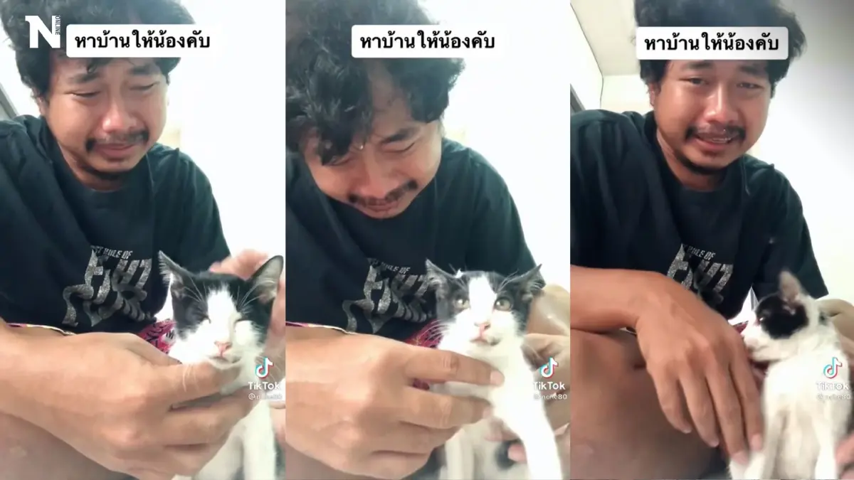 เหลือเงินติดตัว 500 บาท ซึ้งใจหนุ่มอุ้มแมวไปรักษา เหลือเงินติดตัว 500 บาท ซึ้งใจหนุ่มอุ้มแมวไปรักษา