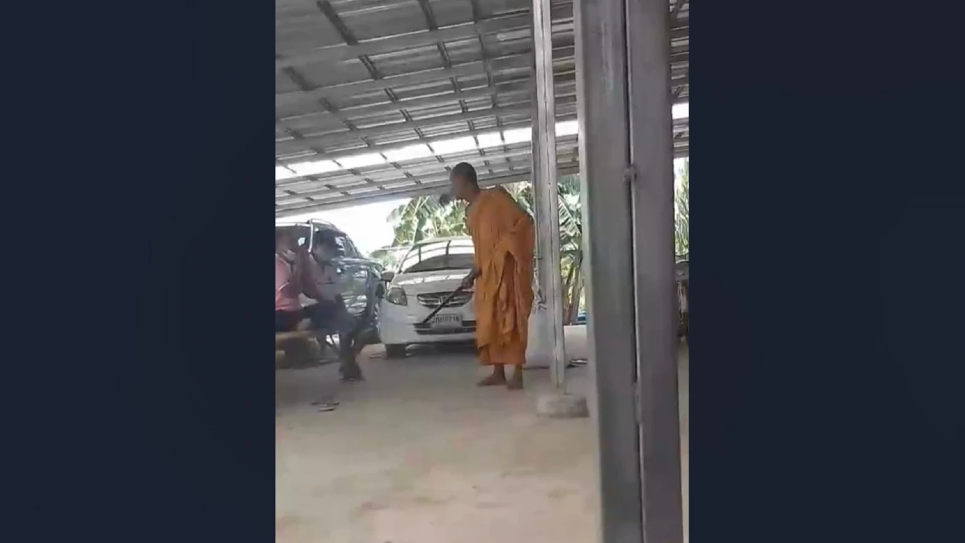 หลวงพ่อสายโหด!ใช้ไม้ตะพดฟาดหัวญาติโยมแตกเย็บ7เข็ม