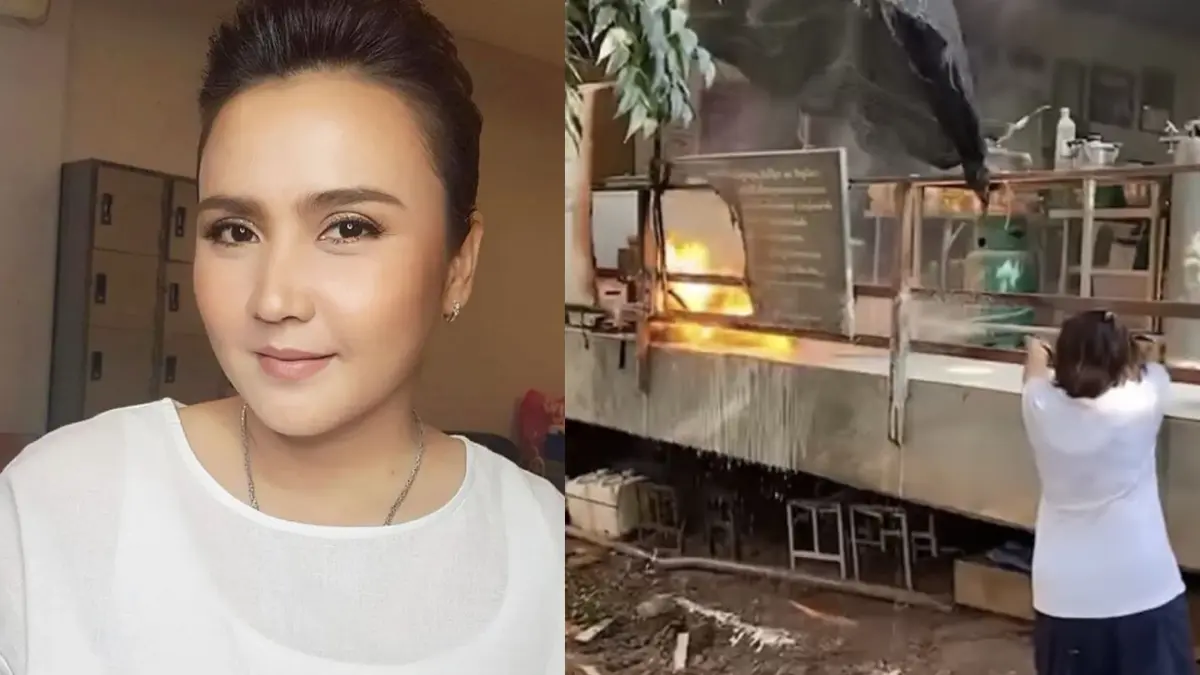 “ปาน ธนพร” เตือนภัยเล่านาทีระทึก ขั้วสายแก๊สหลุด ไฟลุกพรึ่บ “ปาน ธนพร” เตือนภัยเล่านาทีระทึก ขั้วสายแก๊สหลุด ไฟลุกพรึ่บ