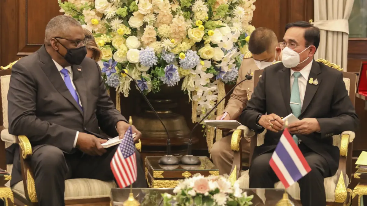 รมต. กลาโหมสหรัฐฯ เยือนไทย พร้อมช่วยพัฒนากองทัพไทยให้ทันสมัยขึ้น