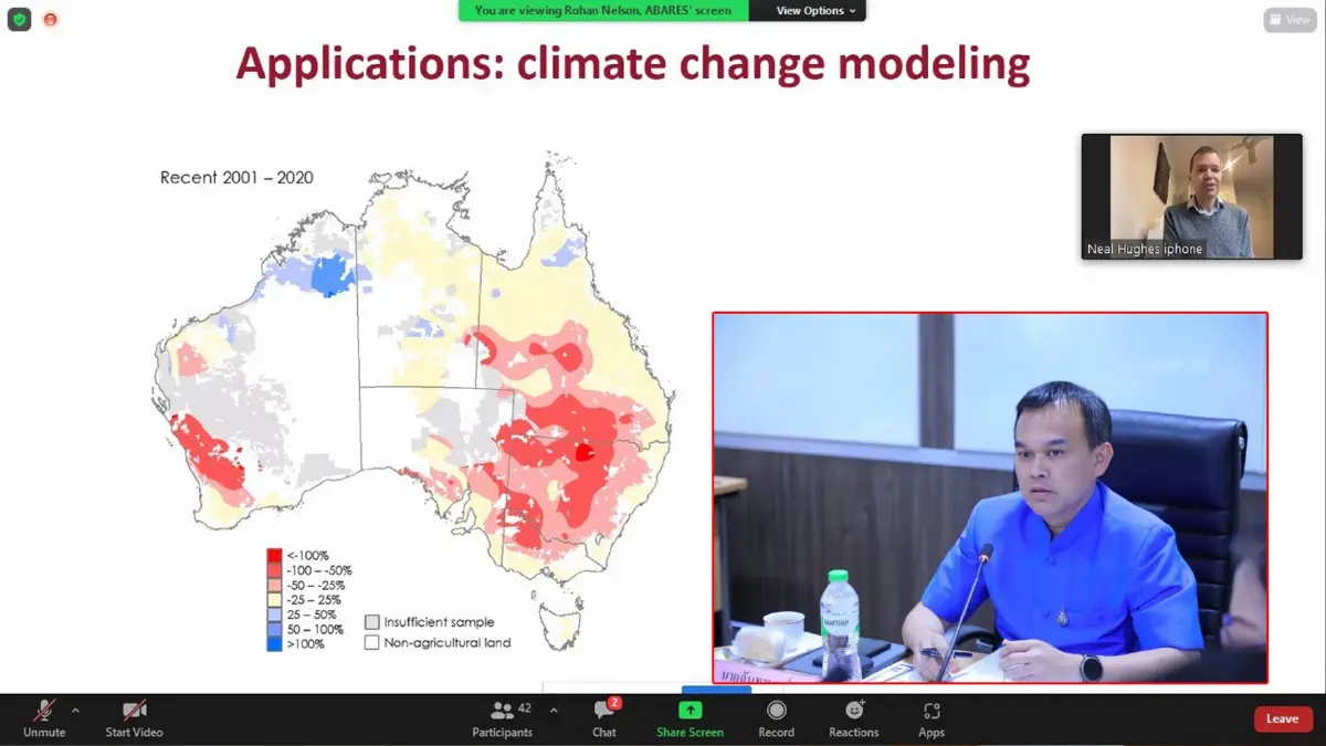 สศก.- ABARES ร่วมพัฒนาแบบจำลองพยากรณ์เกษตร หยุดภาวะขาดแคลน ไม่ล้นตลาด