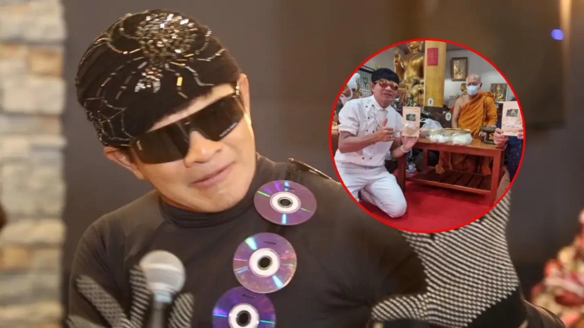 "ตู้ ดิเรก" ขน "ใบกัญชา" ถวายพระเกจิดัง หวังช่วยหลับสบาย-คลายเครียด "ตู้ ดิเรก" ขน "ใบกัญชา" ถวายพระเกจิดัง หวังช่วยหลับสบาย-คลายเครียด