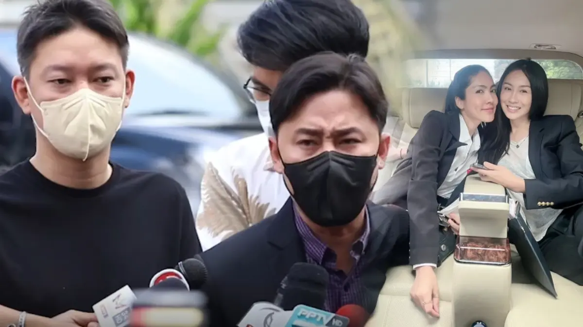 “จิน สามีหนิง” ควง “ทนายตั้ม” รับทราบข้อหาหมิ่น “กระติก” ยันไม่ได้ทำอะไรผิด “จิน สามีหนิง” ควง “ทนายตั้ม” รับทราบข้อหาหมิ่น “กระติก” ยันไม่ได้ทำอะไรผิด