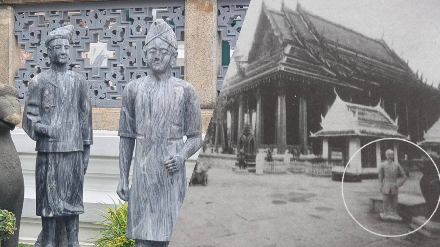 เหลน “กรมหมื่นราชศักดิ์สโมสร”' เปิดที่มา "ตุ๊กตาหิน" ใต้กำแพงรอบวัดพระแก้ว เหลน “กรมหมื่นราชศักดิ์สโมสร”' เปิดที่มา "ตุ๊กตาหิน" ใต้กำแพงรอบวัดพระแก้ว