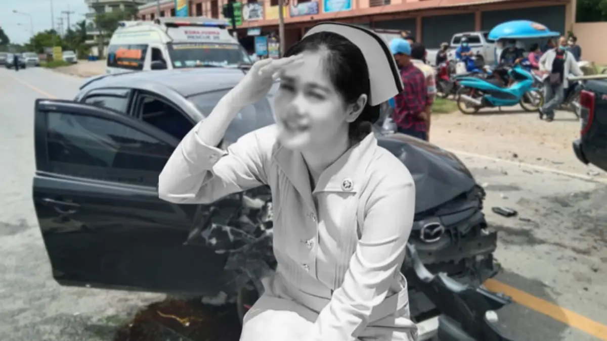 "พยาบาลสาว" วัยเบญจเพส ถูกพระทัก "ดวงถึงฆาต" ขับรถเก๋งชนปิกอัพดับ "พยาบาลสาว" วัยเบญจเพส ถูกพระทัก "ดวงถึงฆาต" ขับรถเก๋งชนปิกอัพดับ