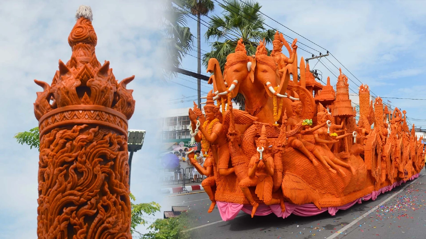 ย้อนต้นกำเนิด "เทียนพรรษา" มีที่มาอย่างไร ก่อนกลายมาเป็นขบวนแห่สุดอลังการ