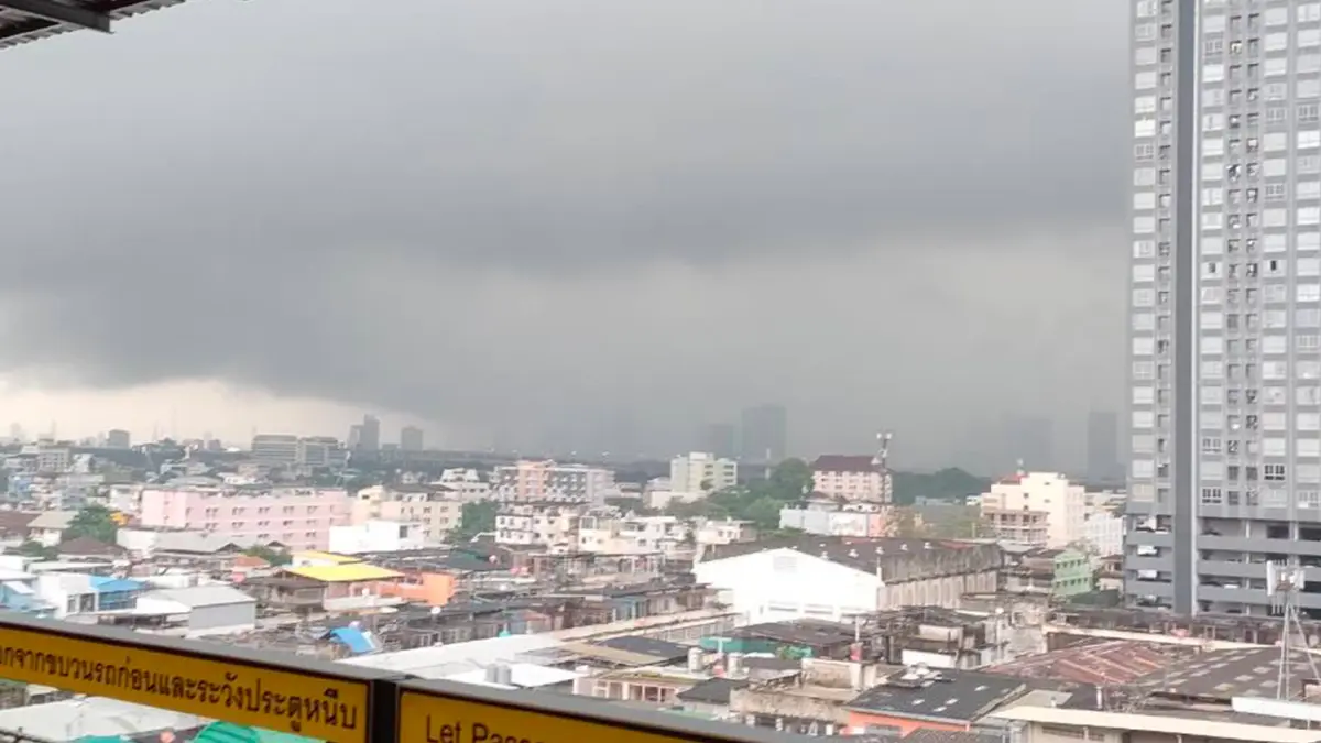 พยากรณ์สภาพอากาศวันนี้ มีฝนตกหนักเกือบทั่วทุกภาค กทม.ร้อยละ 60 ของพื้นที่