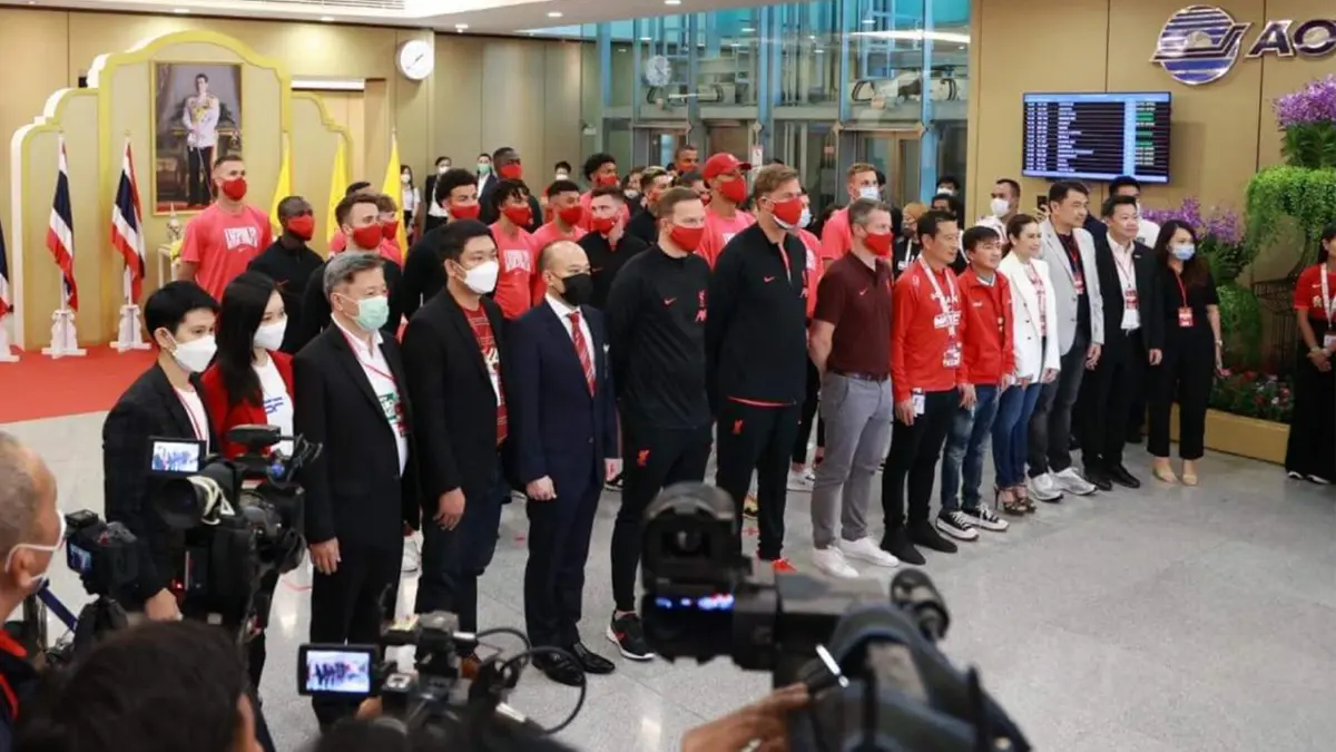 "คล็อปป์"นำทัพหงส์แดงถึงไทย แฟนบอลรอต้อนรับอบอุ่น