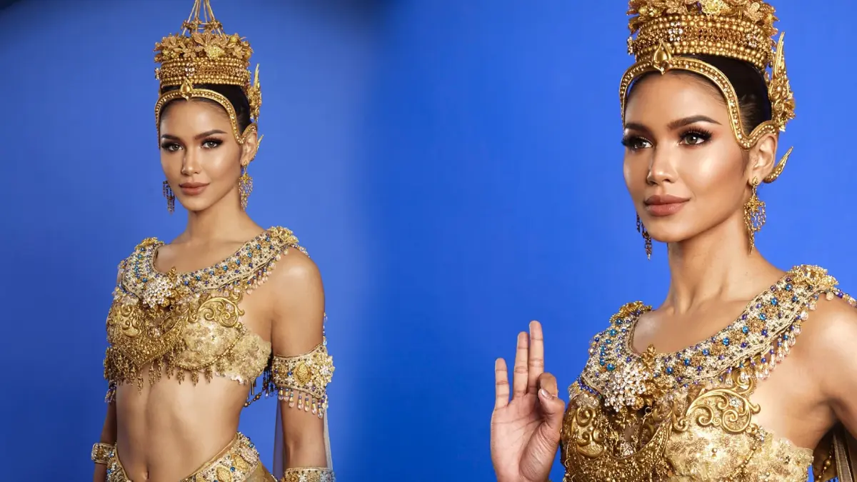 “แพรว แพรววณิชยฐ์” เปิดตัวชุดประจำชาติออร่าพุ่งเตรียมฟาดรอบตัดสิน