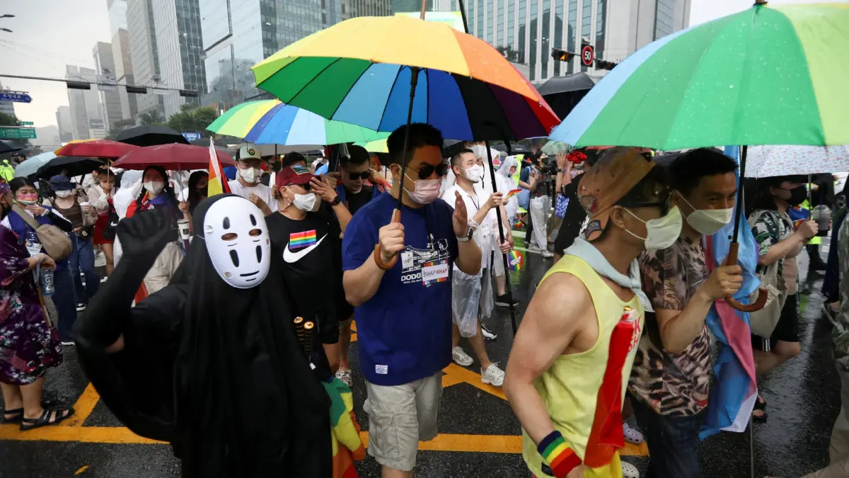 กรุงโซลจัดเทศกาล LGBT ผู้ร่วมงานคับคั่ง กรุงโซลจัดเทศกาล LGBT ผู้ร่วมงานคับคั่ง