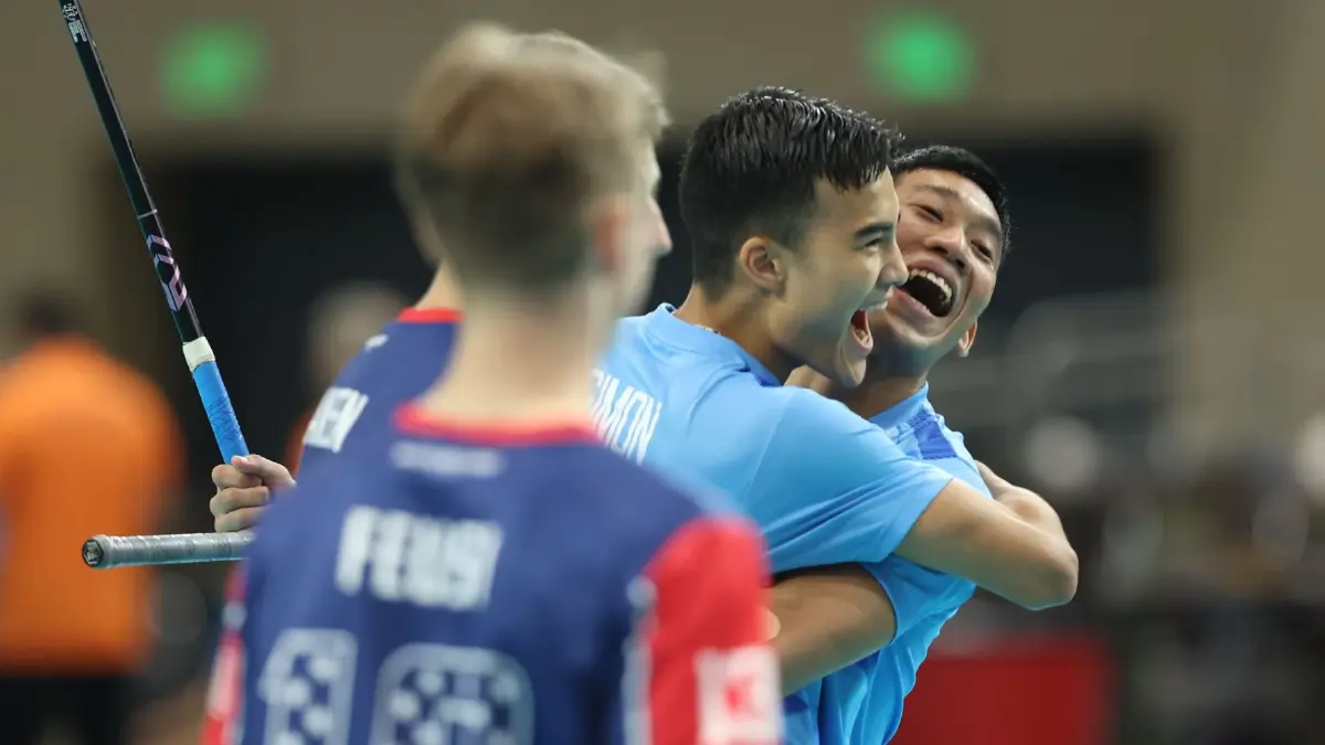ฟลอร์บอลชายไทยอัดสหรัฐฯ 7-3 คว้าที่ 7 ศึกเวิลด์เกมส์ ฟลอร์บอลชายไทยอัดสหรัฐฯ 7-3 คว้าที่ 7 ศึกเวิลด์เกมส์