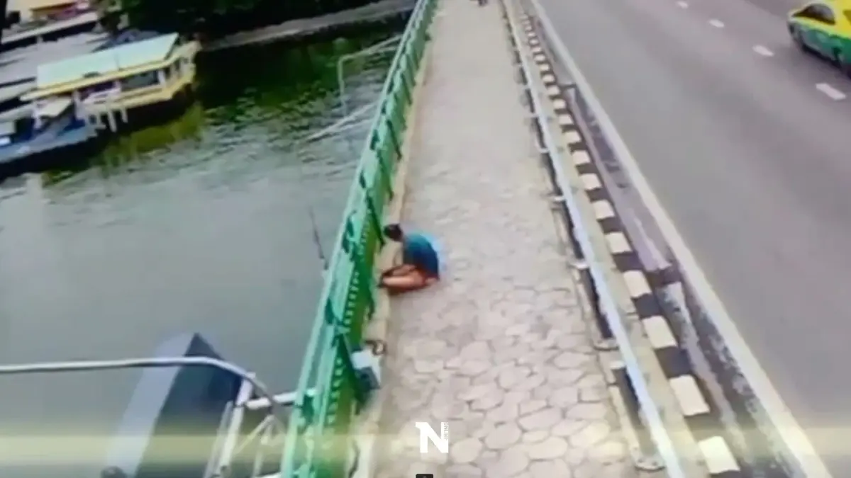 หนุ่มสุพรรณฯ ดิ่งสะพานพระปกฯ ก่อนเป็นศพกลางเจ้าพระยา