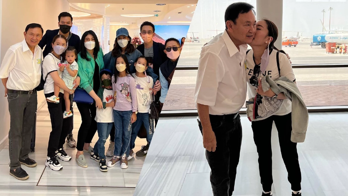 "เอม-อุ๊งอิ๊งค์" พาหลานไปเยี่ยม "ตาทักษิณ-ยายปู ยิ่งลักษณ์" ถึงดูไบ