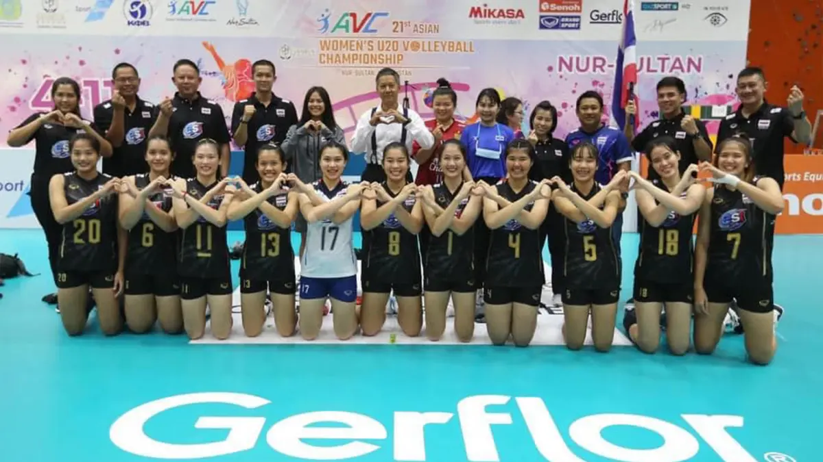 สาวไทยU20 เฉือนชนะเกาหลีใต้ 3-2 เซต คว้าอันดับที่ 3 ศึกชิงแชมป์เอเชีย สาวไทยU20 เฉือนชนะเกาหลีใต้ 3-2 เซต คว้าอันดับที่ 3 ศึกชิงแชมป์เอเชีย