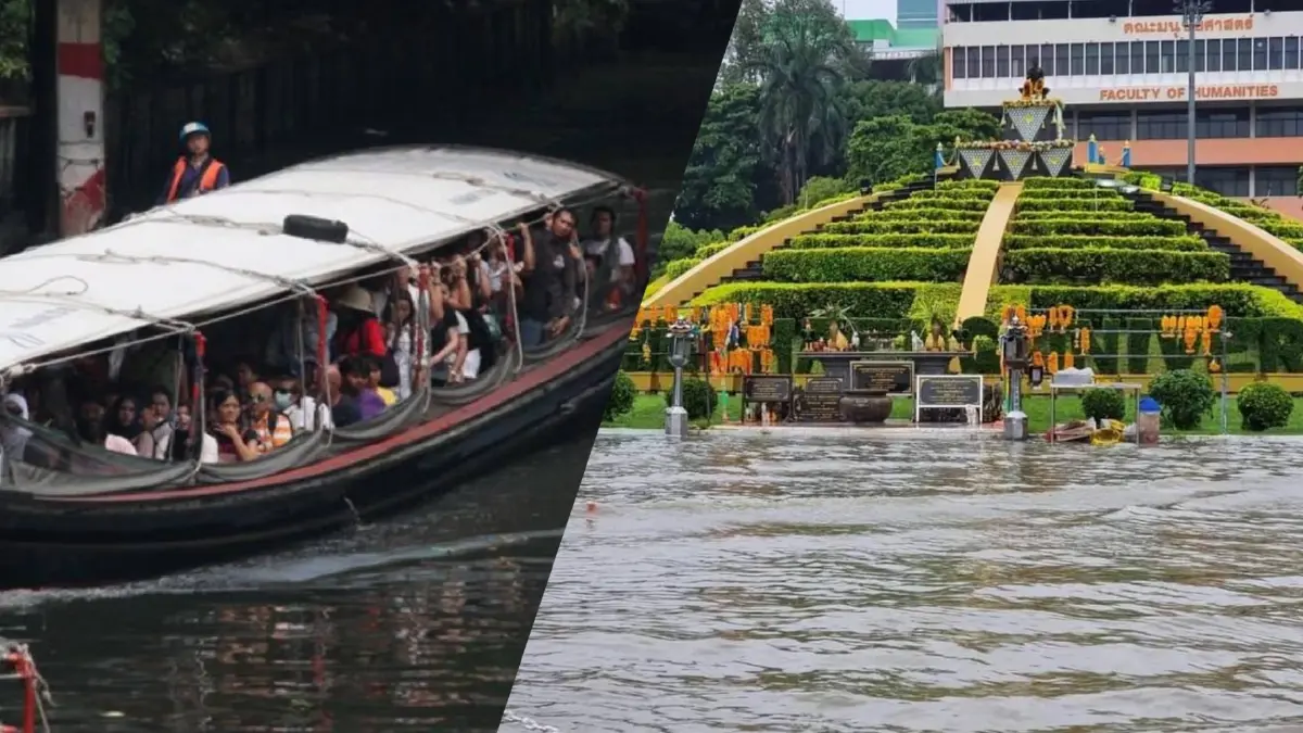 ม.รามคำแหง เเจ้งงดบรรยาย ขณะที่เรือคลองแสนแสบหยุดวิ่ง หลังฝนตกน้ำท่วมหนัก ม.รามคำแหง เเจ้งงดบรรยาย ขณะที่เรือคลองแสนแสบหยุดวิ่ง หลังฝนตกน้ำท่วมหนัก