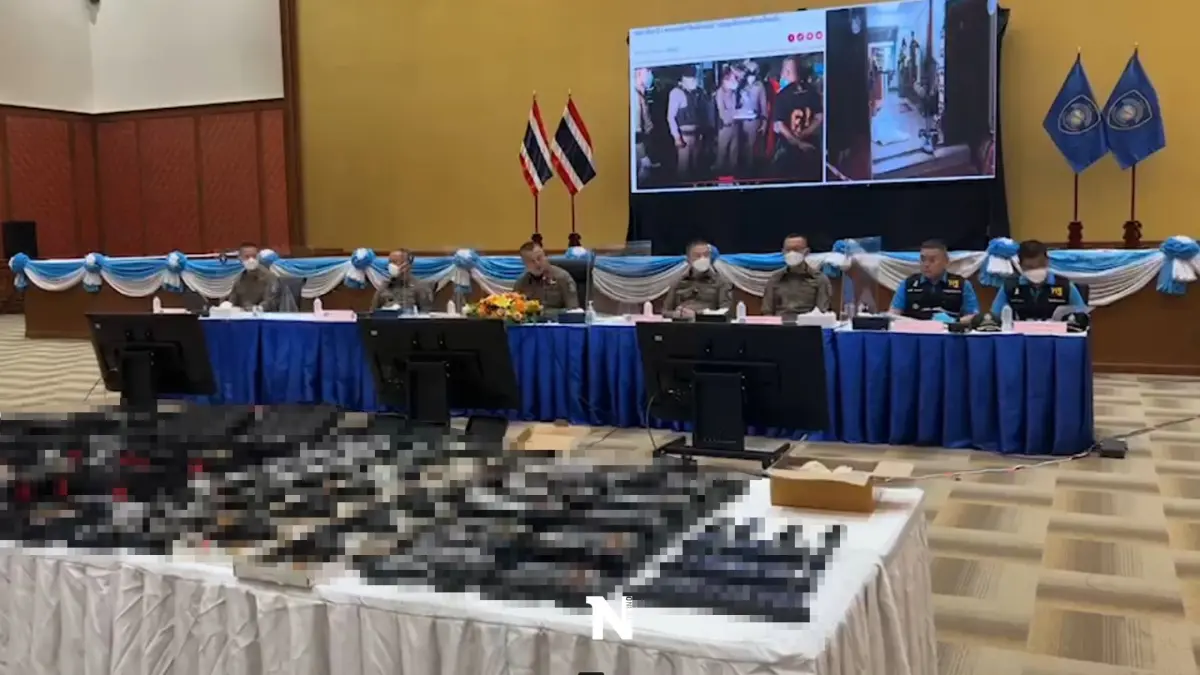ทลายแหล่งขาย-เก็บอาวุธแบลงค์พร้อมกระสุนร่วมแสนนัด