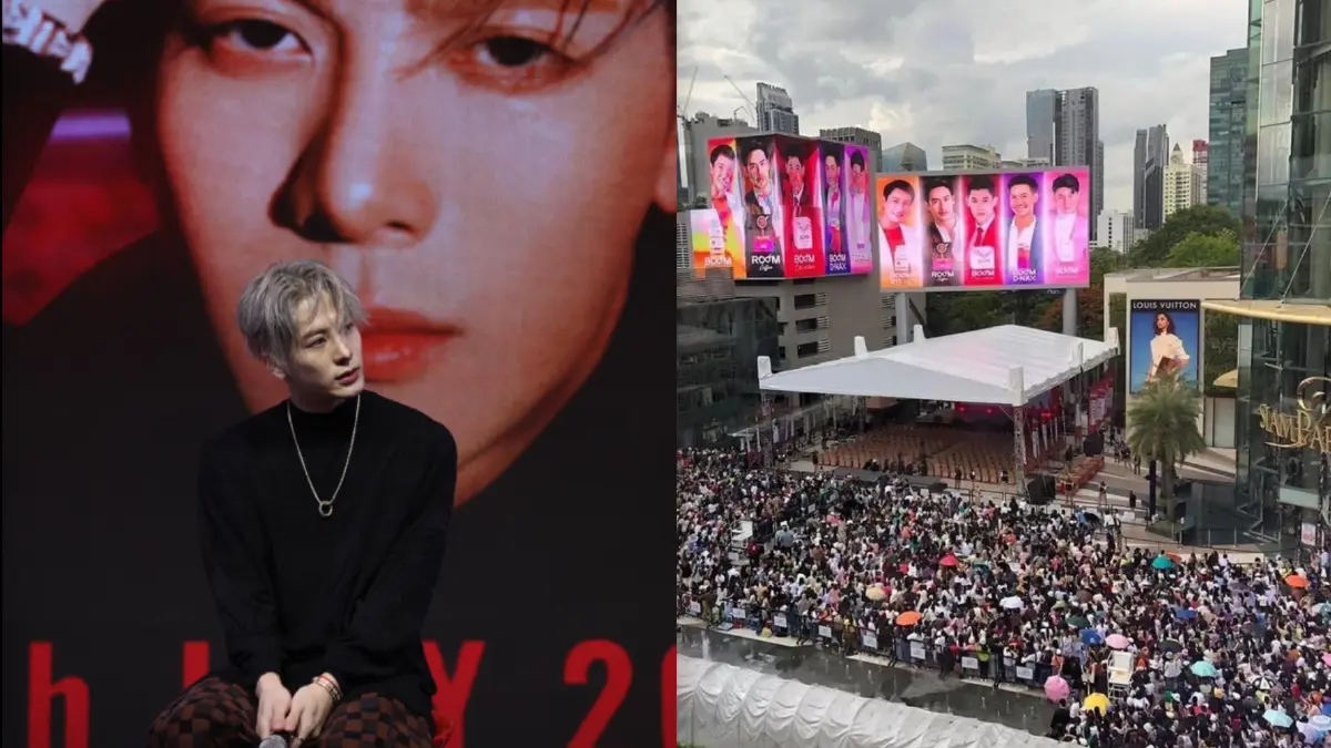 ลานพาร์ค พารากอนแทบแตก อากาเซ่รอรับ "แจ็คสัน หวัง" แถลงคอนเสิร์ตแดงเดือด ลานพาร์ค พารากอนแทบแตก อากาเซ่รอรับ "แจ็คสัน หวัง" แถลงคอนเสิร์ตแดงเดือด