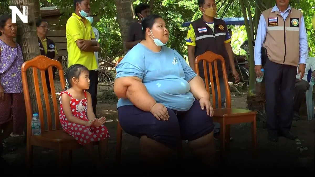 วอนช่วยสาวอ้วนหนัก 300 กก. แม่ตายพ่อทิ้งอยู่ตามลำพัง