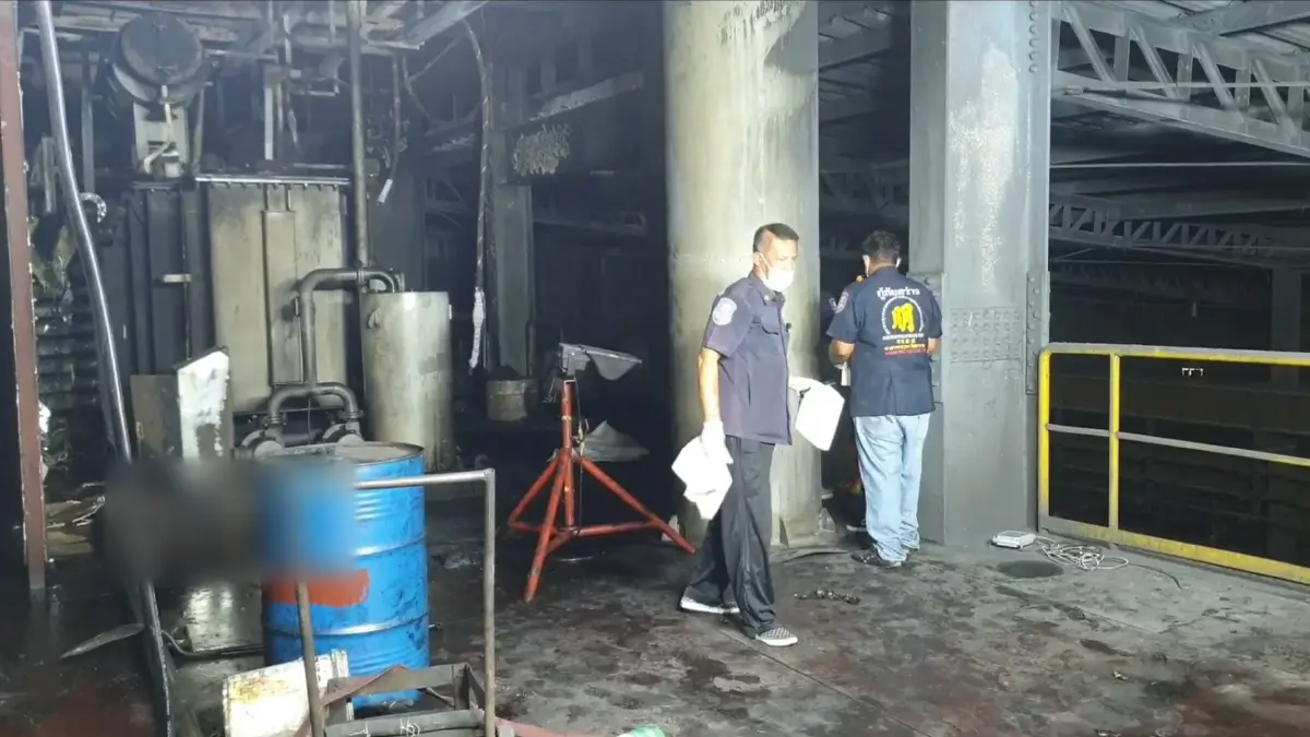 ดับ 3 สาหัส 4 ราย ตู้คอนโทรลไฟเตาหลอมแร่ ระเบิด ที่จังหวัดราชบุรี สภาพศพถูกไฟคลอกดำเป็นตอตะโก