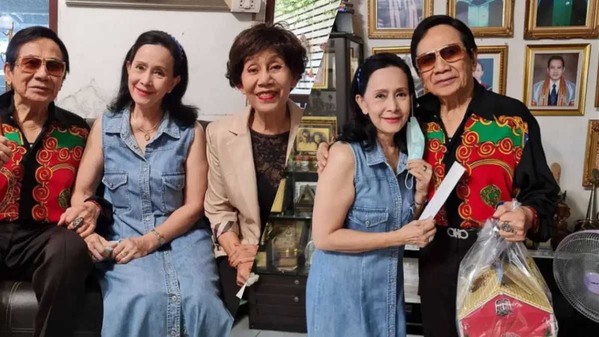 ย้อนภาพ “อรัญญา” อวยพรวันเกิด “สมบัติ เมทะนี” พระเอกคู่ขวัญวัยรุ่นยุค 70 ย้อนภาพ “อรัญญา” อวยพรวันเกิด “สมบัติ เมทะนี” พระเอกคู่ขวัญวัยรุ่นยุค 70