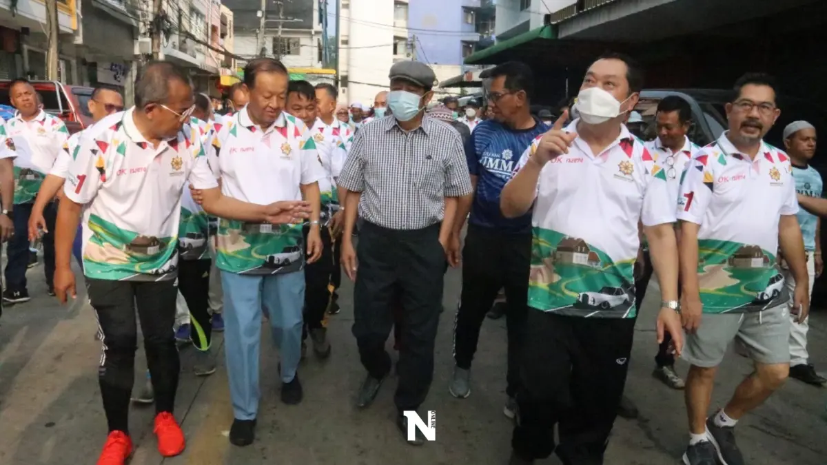 "วันนอร์-ทวี"นำทีม"เดินเพื่อสุขภาพ"พบปะชาวเบตงสุดคึก