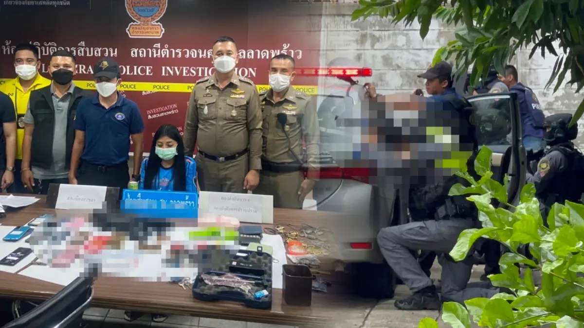 ระทึก ชุดหนุมานขนกำลังล้อมจับ "ซ้อฟ้า" เมียเอเย่นต์ยารายใหญ่ (มีคลิป)